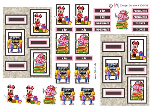  3D Fødselsdag pige 7-9 år